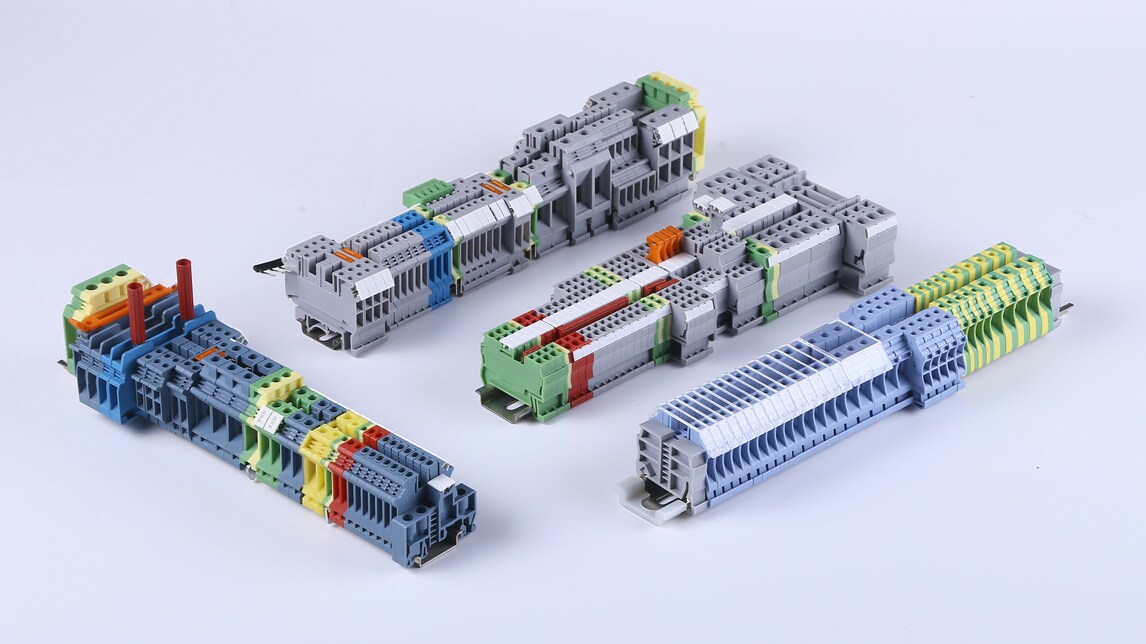 HANNOVER MESSE Product 2024 DIN rail terminal blocks (Chengdu Reliance