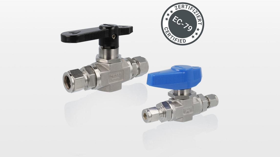 HANNOVER MESSE Product 2025 HyLok ball valves series CNG and CGH2 (Hy