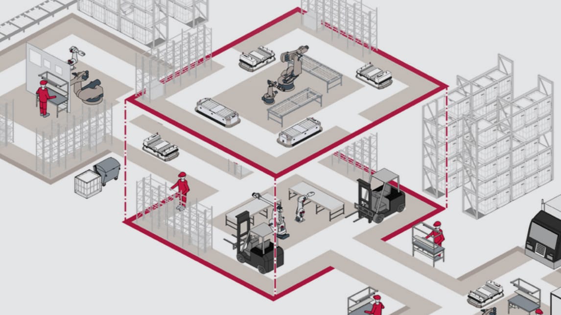 Dynamic Network Factory Storage HANNOVER MESSE Product 2026: Smart Factory Network Configurator (EDAG ...